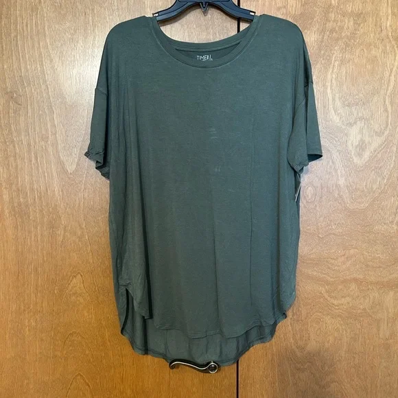 2 for 1 deal* NEW w/tags green short sleeve tee size L - Picture 1 of 5